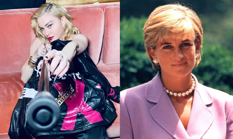 Neįvykęs susitikimas: kodėl Madonna atsisakė dalyvauti pokylyje su princese Diana?