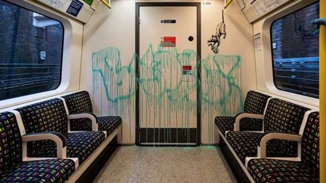 Valytojai JK netyčia sunaikino garsiojo menininko Banksy darbą