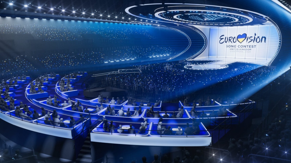 Pristatyta JK vyksiančios „Eurovizijos“ dainų konkurso scena