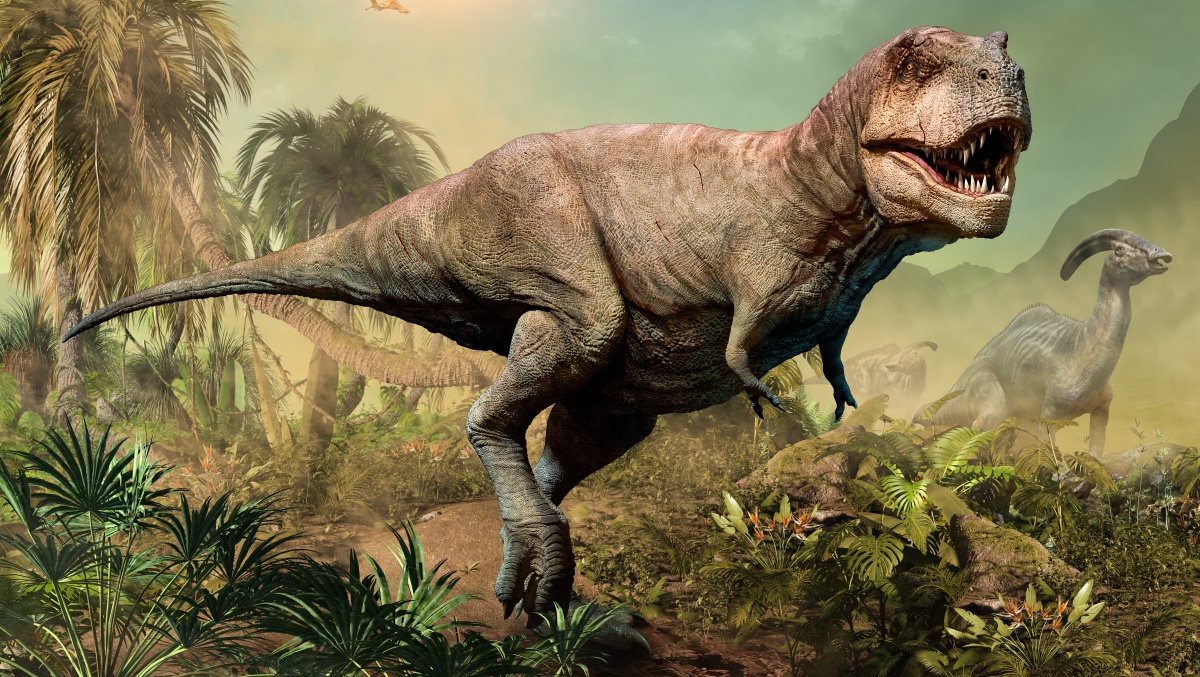 JK aptiktas milžiniško dinozauro pėdsakas