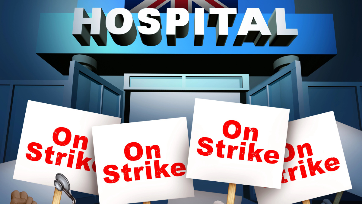 Anglijoje nuo šiandien šešias dienas streikuos gydytojai