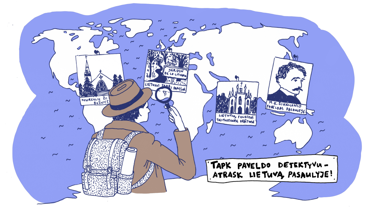 Tapkite paveldo detektyvu: padėkite atrasti lietuviškus ženklus pasaulyje!
