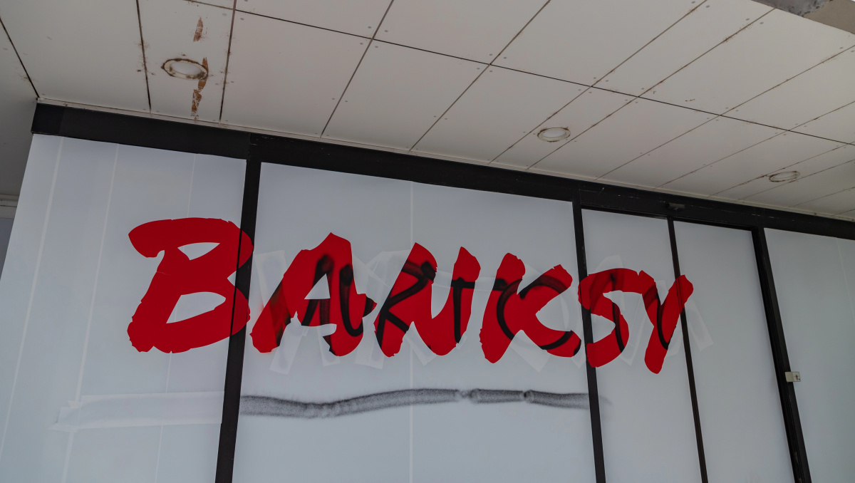 Garsiojo Banksy kūriniai JK mokesčių mokėtojams jau kainavo įspūdingą sumą