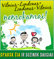 "Infozona" + "Star1" = Tu ir tavo draugas Vilnius-Londonas + Londonas-Vilnius NEMOKAMAI